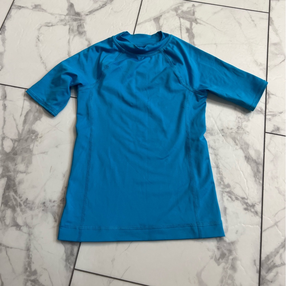 Kids Swim Shirt in Bright Blue